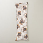 Coussins Longs Bruxelles Griffon Peinture Rouge Smooth Cute Dog A (Dos (Vertical))