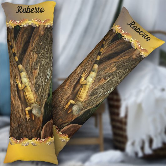 Coussins Longs Bucerias Iguana 1069
