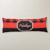 Coussins Longs Buffalo Plaid Motif (Dos)