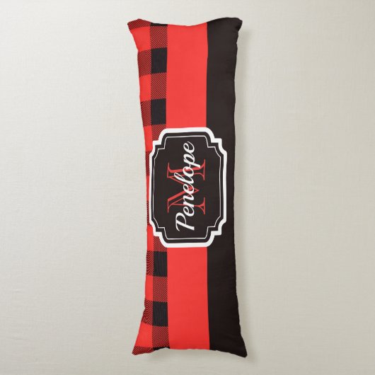 Coussins Longs Buffalo Plaid Motif (Devant (Vertical))
