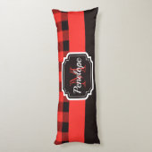 Coussins Longs Buffalo Plaid Motif (Dos (Vertical))