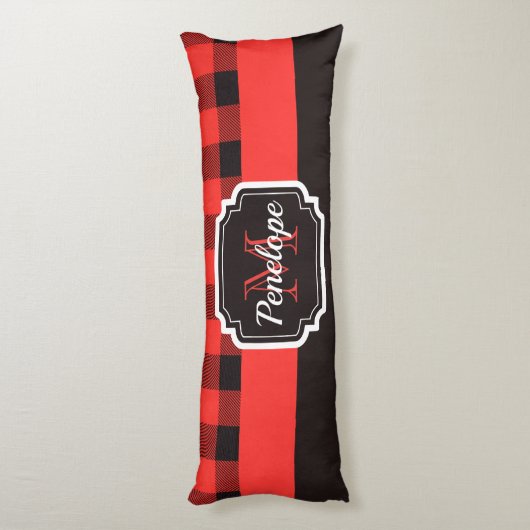 Coussins Longs Buffalo Plaid Motif (Dos (Vertical))