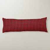 Coussins Longs Buffalo Plaid Red Black Check (Dos)