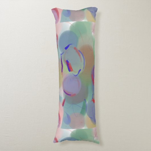 Coussins Longs Bulles Abstraites (Devant (Vertical))