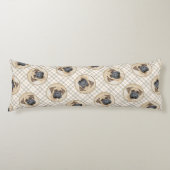 Coussins Longs Bullmastiff Peinture Fawn Red Sable mignon Chien A (Devant)