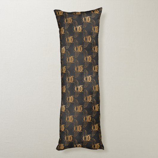 Coussins Longs Bumble Bees (Dos (Vertical))