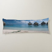 Coussins Longs Bungalows sur la plage Motu Toopua (Dos)