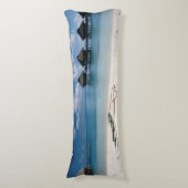 Coussins Longs Bungalows sur la plage Motu Toopua (Devant (Vertical))