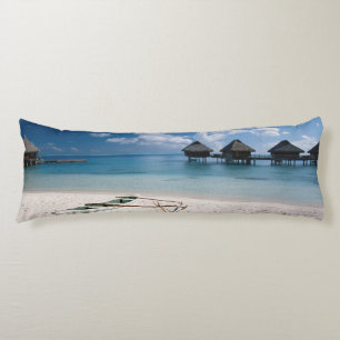 Coussins Longs Bungalows sur la plage Motu Toopua