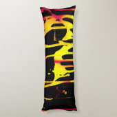 Coussins Longs burons et éperons et bacchanal (Dos (Vertical))