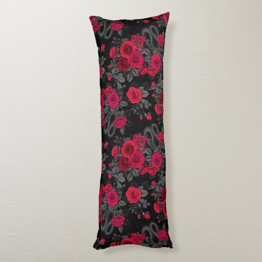 Coussins Longs Caché en rose (Dos (Vertical))