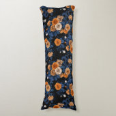 Coussins Longs Caché en rose, orange et bleu (Devant (Vertical))