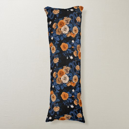 Coussins Longs Caché en rose, orange et bleu (Devant (Vertical))