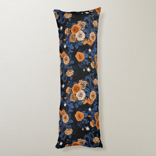 Coussins Longs Caché en rose, orange et bleu (Dos (Vertical))