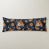 Coussins Longs Caché en rose, orange et bleu (Devant)