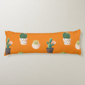 Coussins Longs Cactus Succulents à Dessrt Vert dans les pots (Devant)