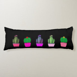 Coussins Longs Cactus Succulents Oreiller plein corps