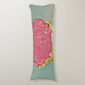 Coussins Longs Cadeau d'anniversaire de crème glacée (devant Vertical)