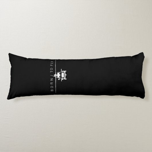 Coussins Longs Cadeau du pilote d'hélicoptère de l'aviation milit (Devant)