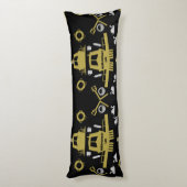 Coussins Longs Cadeaux British Narrowboat (Dos (Vertical))