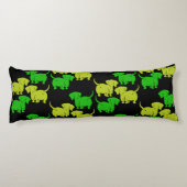 Coussins Longs Cadeaux de chien teckel (Dos)