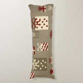 Coussins Longs Cadeaux de Noël (Devant (Vertical))