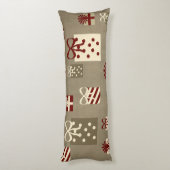 Coussins Longs Cadeaux de Noël (Dos (Vertical))