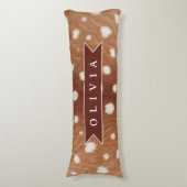 Coussins Longs Cadeaux Personnalisés avec Impression de Cerf de S (Devant (Vertical))