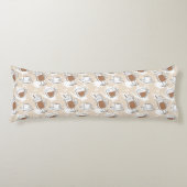 Coussins Longs Café, motif doux (Devant)