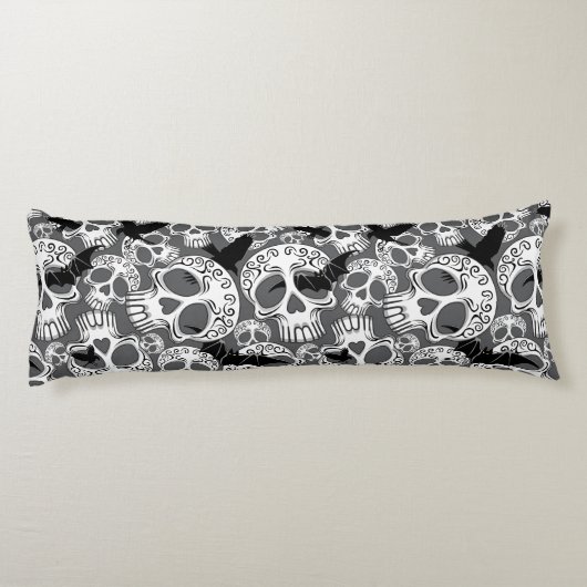 Coussins Longs Calaveras décoratives Halloween (Dos)