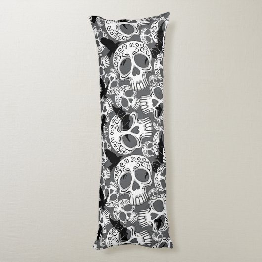 Coussins Longs Calaveras décoratives Halloween (Dos (Vertical))