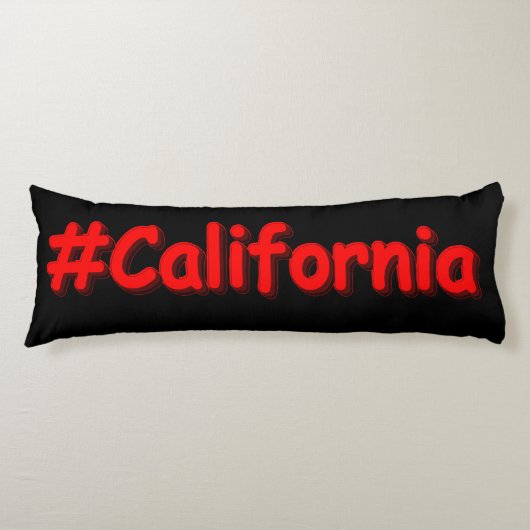 Coussins Longs "#California" Joli Design. Commandez dès maintenan (Devant)
