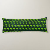 Coussins Longs Caméléon vert mignon (Dos)