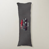 Coussins Longs Camion monstre rouge (Devant (Vertical))
