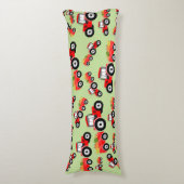 Coussins Longs Camion rouge produit de la ferme (Devant (Vertical))