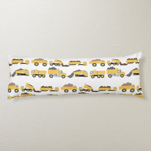 Coussins Longs Camions de construction Camions de construction (Dos)