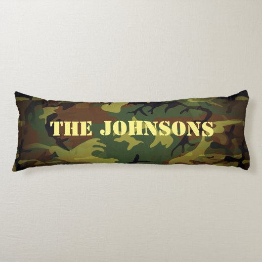 Coussins Longs Cammo vert (Devant)