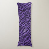 Coussins Longs Camo à rayures violettes (Devant (Vertical))