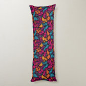 Coussins Longs Camo Fleur Papillon Moderne Ferme Maisonnette (Dos (Vertical))