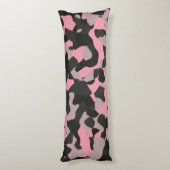 Coussins Longs Camo rose et noir (Dos (Vertical))