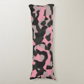 Coussins Longs Camo rose et noir (devant Vertical)