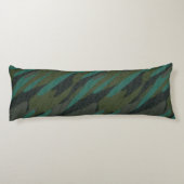 Coussins Longs Camo Vert Abstrait (Dos)