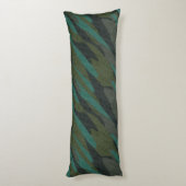 Coussins Longs Camo Vert Abstrait (Dos (Vertical))