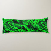 Coussins Longs Camo Vert Alien (Dos)