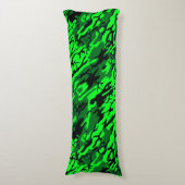 Coussins Longs Camo Vert Alien (Devant (Vertical))