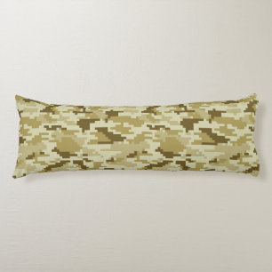Coussins Longs Camouflage 8 bits pour désert numérique / Camo