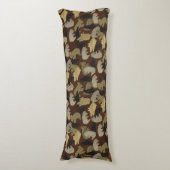 Coussins Longs Camouflage animal Silhouette Brown (Devant (Vertical))