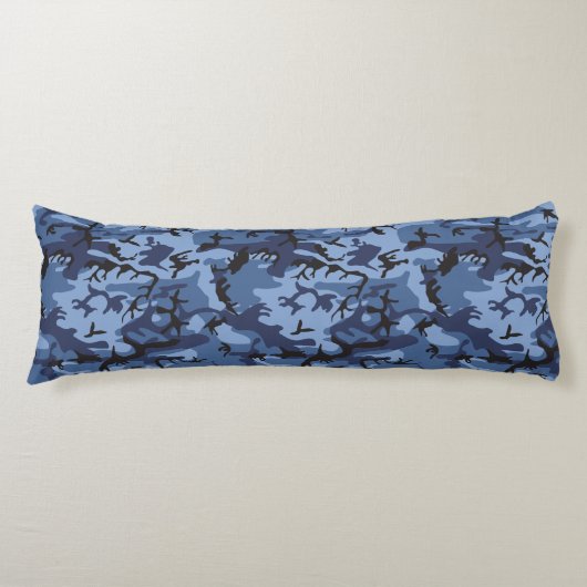 Coussins Longs Camouflage bleu marine, Militaire, Armée (Devant)