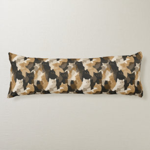Coussins Longs Camouflage de chat décoration botanique DIY Tropic