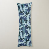Coussins Longs Camouflage de la marine (Dos (Vertical))
